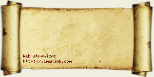 Blaža Trnjaković vizit kartica